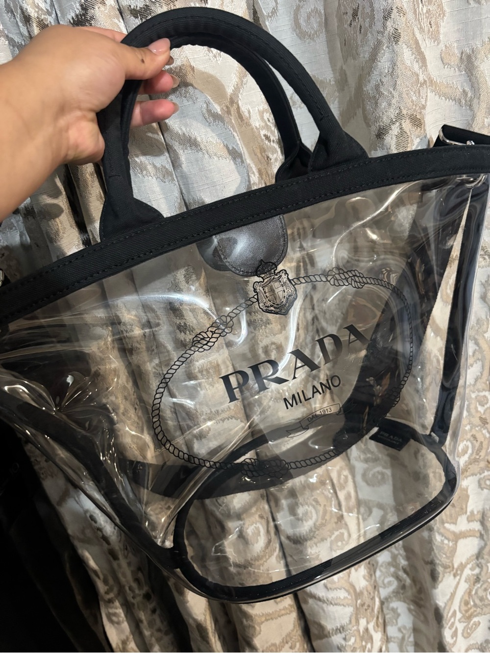 Prada Transparent Tote View 5